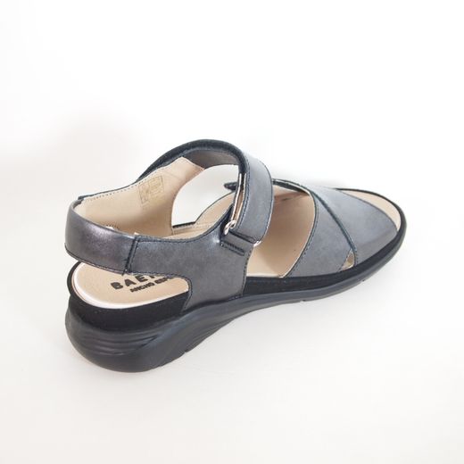 Sandalias Baerchi 39701 Mentalizado Negro
