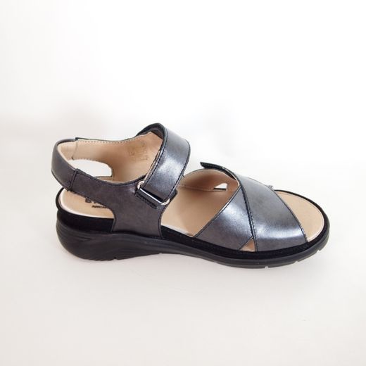 Sandalias Baerchi 39701 Mentalizado Negro
