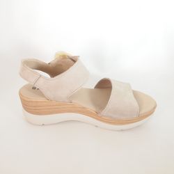 Sandalias Baerchi 40200 Nobuck Beige