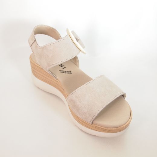 Sandalias Baerchi 40200 Nobuck Beige