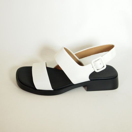 Sandalias Camper K201486_007 Blanco y Negro
