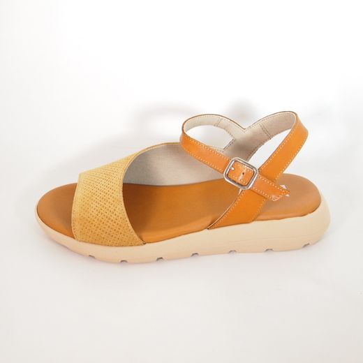 Sandalias Dorking by Fluchos Gandia D9464 Camel-Cuero