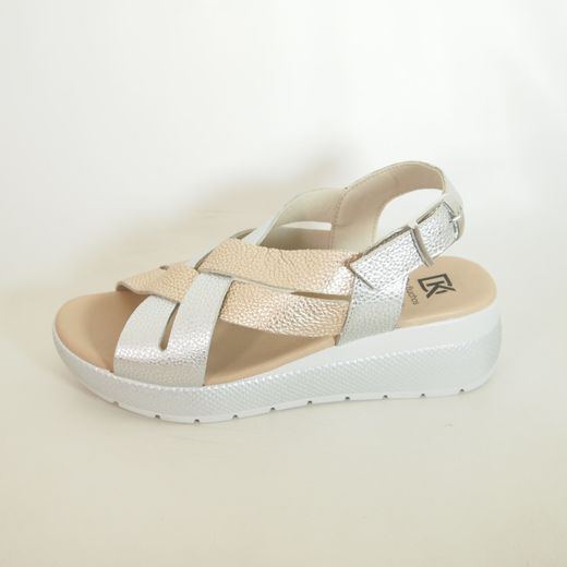 Sandalias Fluchos D9316 Ever Plata