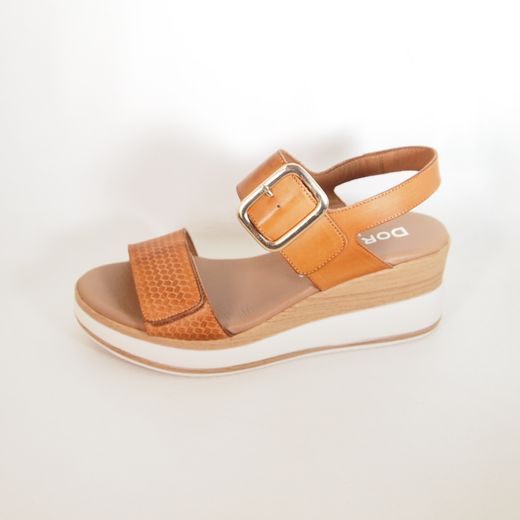 Sandalias Fluchos D9642 Prince Marrón Cuero