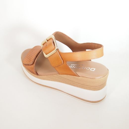Sandalias Fluchos D9642 Prince Marrón Cuero