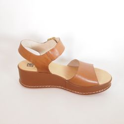 Sandalias Fluchos D9649 Windy Marrón Cuero