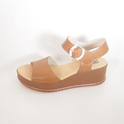 Sandalias Fluchos D9649 Windy Marrón Cuero