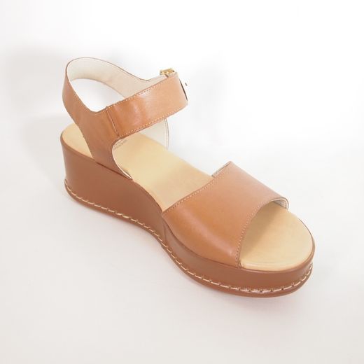Sandalias Fluchos D9649 Windy Marrón Cuero