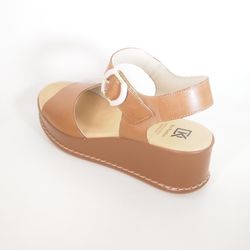 Sandalias Fluchos D9649 Windy Marrón Cuero