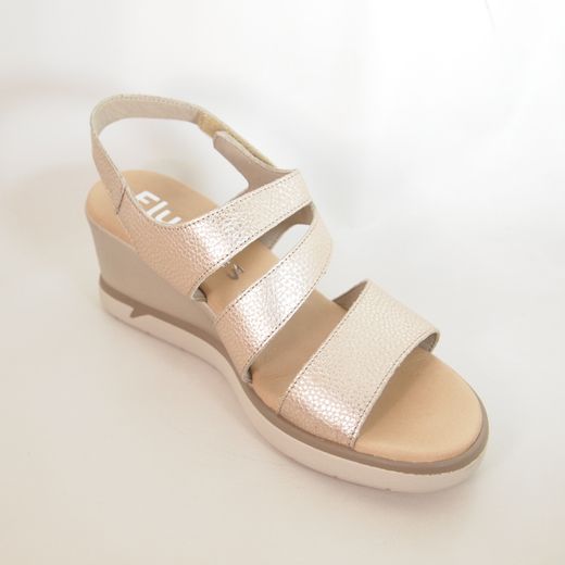Sandalias Fluchos F1973 Smash Aluminio Platino
