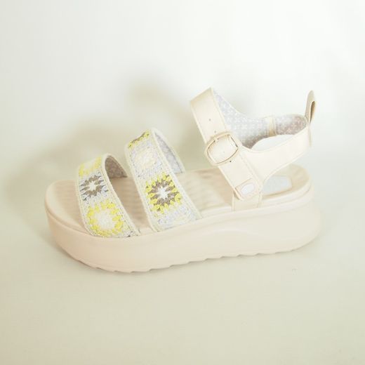 Sandalias Hey Dude HD43200_ONK Delray Buckle Cottage Crochet Multilavanda