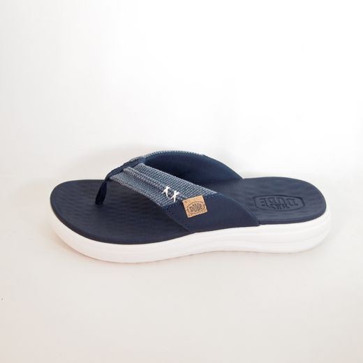 Sandalias Hey Dude HD45424_410 Finn Flip Braided Azul Navy