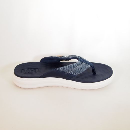Sandalias Hey Dude HD45424_410 Finn Flip Braided Azul Navy