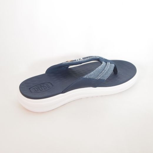 Sandalias Hey Dude HD45424_410 Finn Flip Braided Azul Navy
