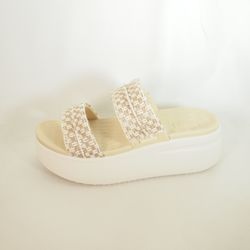 Sandalias Hey Dude HD45701_OQT Austin Slide Woven Beige