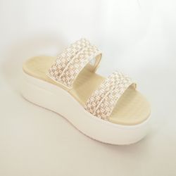 Sandalias Hey Dude HD45701_OQT Austin Slide Woven Beige