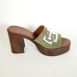 Sandalias Idee Italiana Misil 23 Musgo