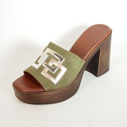 Sandalias Idee Italiana Misil 23 Musgo