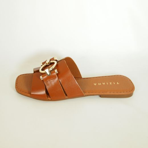Sandalias Idee Italiane 1023 Marrón Cuero