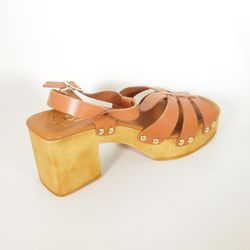 Sandalias Idee Italiane 1029C Marrón Cuero