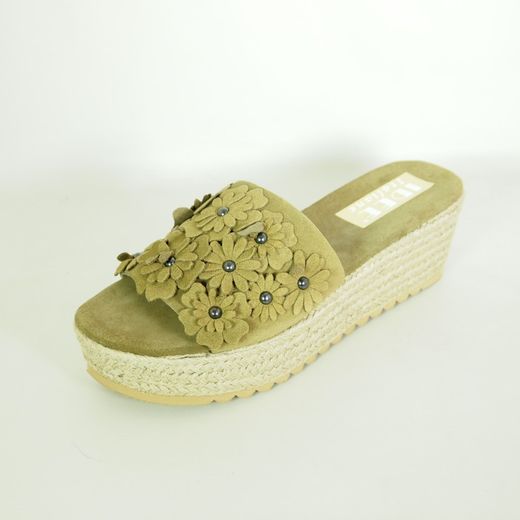 Sandalias Idee Italiane 2030 Kaki