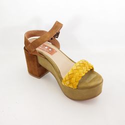 Sandalias Idee Italiane 2212 Ocre-Marrón