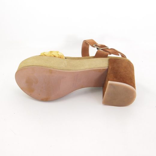 Sandalias Idee Italiane 2212 Ocre-Marrón
