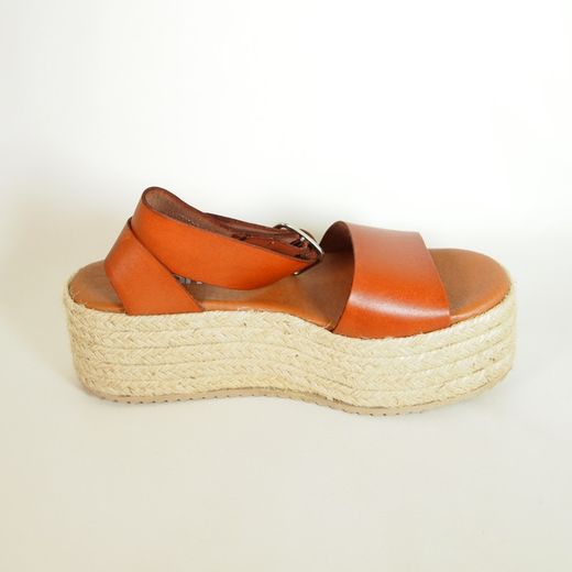 Sandalias Idee Italiane 312 Marrón Cuero