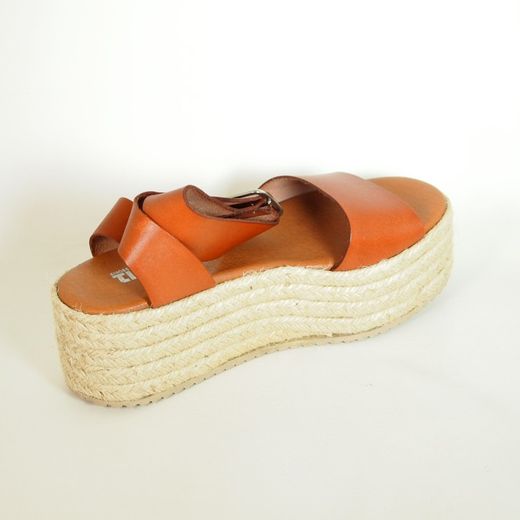 Sandalias Idee Italiane 312 Marrón Cuero