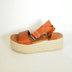Sandalias Idee Italiane 312 Marrón Cuero