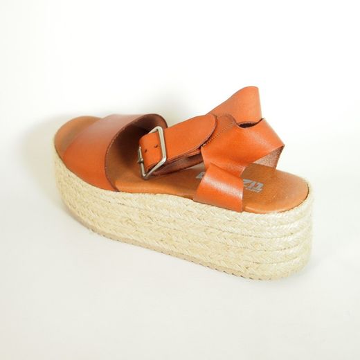Sandalias Idee Italiane 312 Marrón Cuero