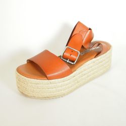Sandalias Idee Italiane 312 Marrón Cuero