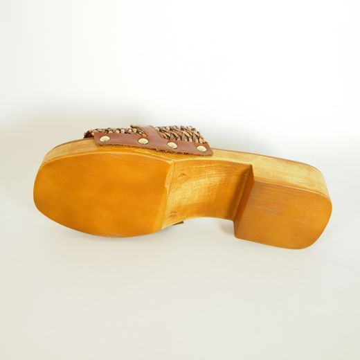 Sandalias Idee Italiane 320 Marrón Cuero