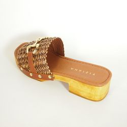 Sandalias Idee Italiane 320 Marrón Cuero