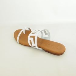 Sandalias Idee Italiane 6832 Blanco-Plata