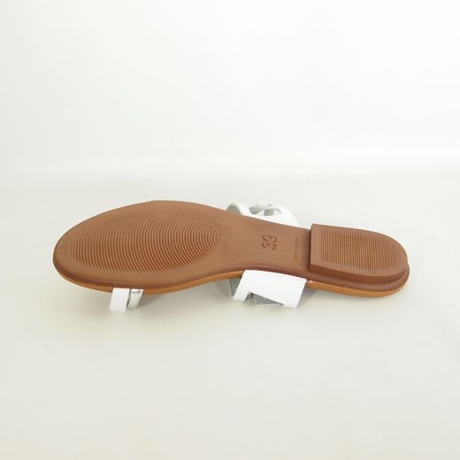 Sandalias Idee Italiane 6832 Blanco-Plata