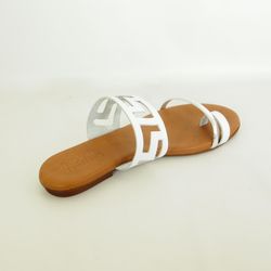 Sandalias Idee Italiane 6832 Blanco-Plata