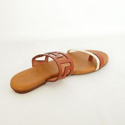 Sandalias Idee Italiane 6832 Cuero-Plata