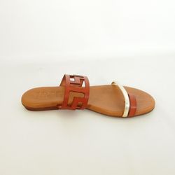 Sandalias Idee Italiane 6832 Cuero-Plata