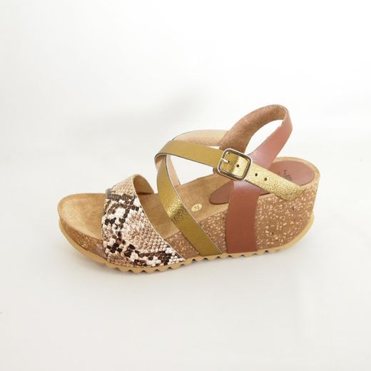 Sandalias Idee Italiane 70118 Serpiente Cuero