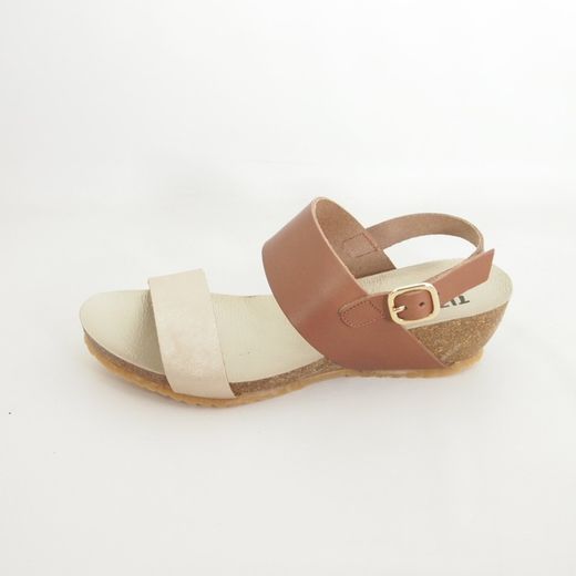 Sandalias Idee Italiane 706 Oro-Cuero