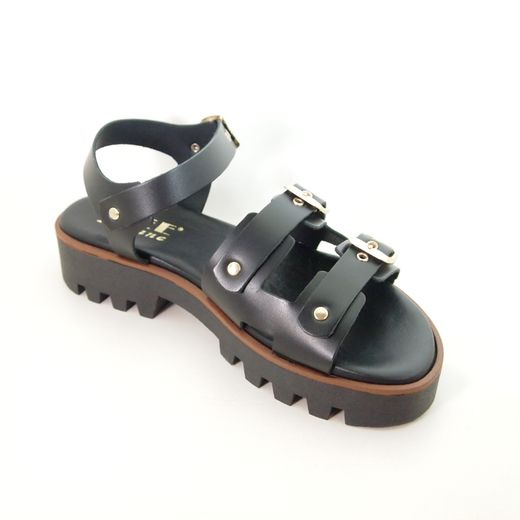 Sandalias Idee Italiane arte 10 Negro