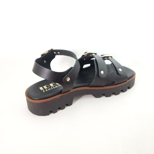 Sandalias Idee Italiane arte 10 Negro