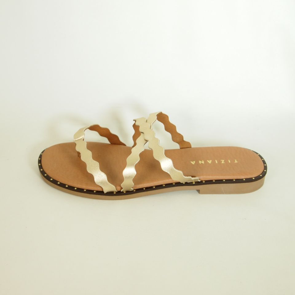 Sandalias Idee Italiane XXXX Garden 22 Champagne 35