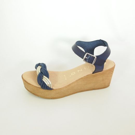 Sandalias Mohino 21024 Azul-Platino