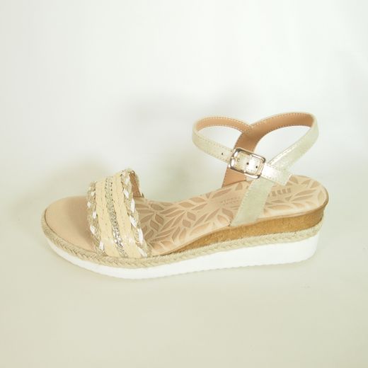 Sandalias Mustang 53338 Champagne
