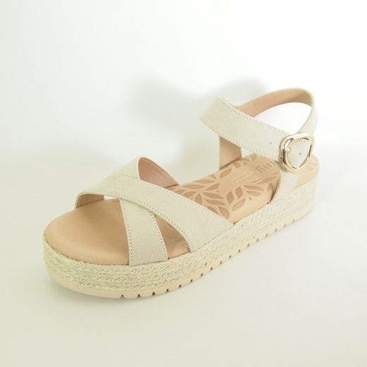 Sandalias Mustang 53358 Beige