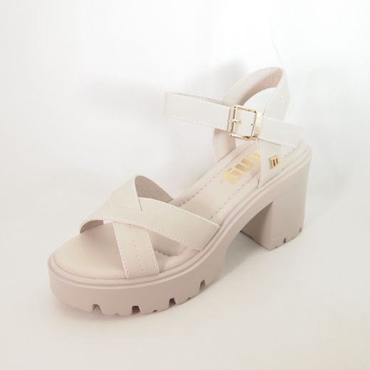 Sandalias Mustang 55759 Crema