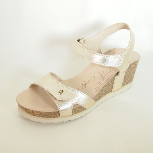 Sandalias Panama Jack Julia Shine Oro