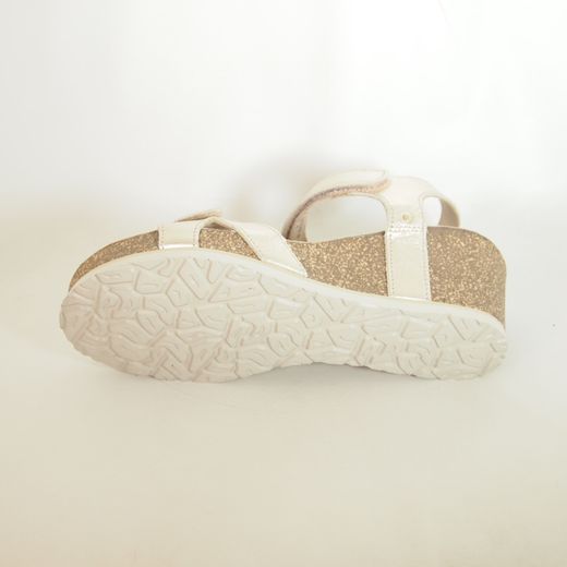 Sandalias Panama Jack Julia Shine Oro